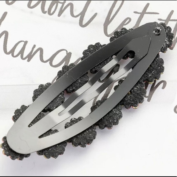 GIFT MOTHER’S DAY SEXY HAIR CLIP BLACK WITH NAVY - Picture 8 of 8